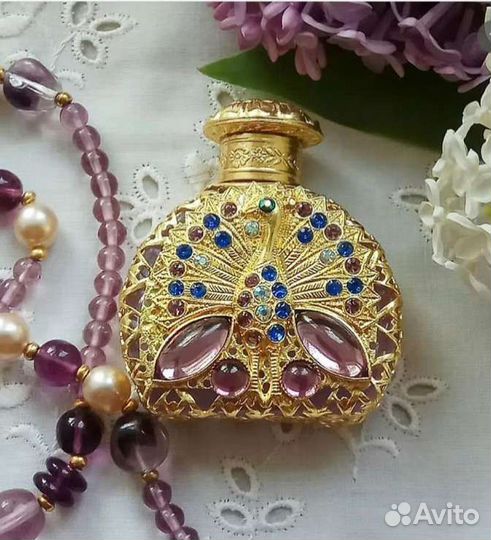 Антикварный флакон для духов (Чехословакия)