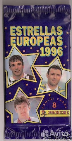 Коллекция карточек «panini Звезды футбола 1996»