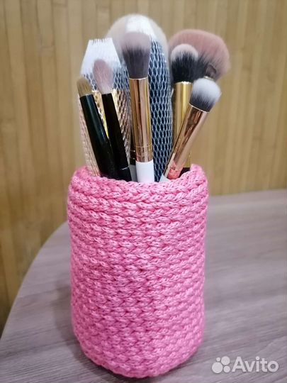 Вязаная Корзинка-стаканчик