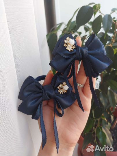 Школьные бантики ручной работы