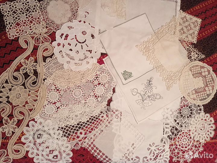Салфетки винтажные ручной работы