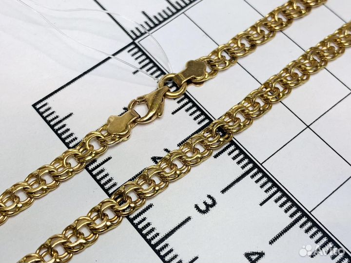 Цепь золотая 52 см (нс13)