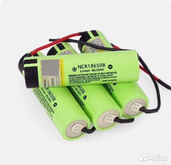 Аккумуляторы литиевые NCR 18650B