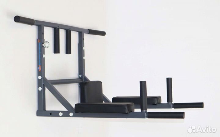 Турник брусья пресс 3 в 1 графит