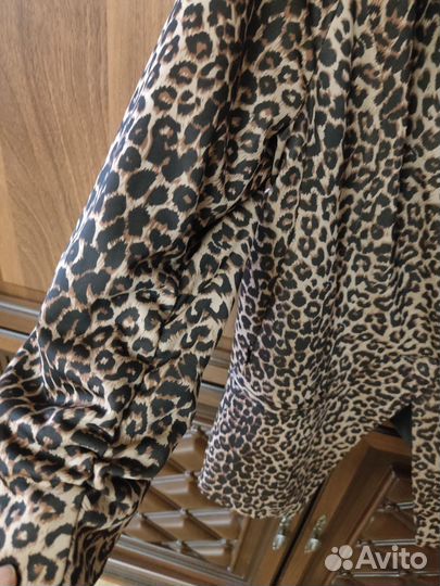 Пиджак леопардовый