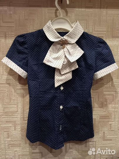 Блузка для девочки. Размер 128
