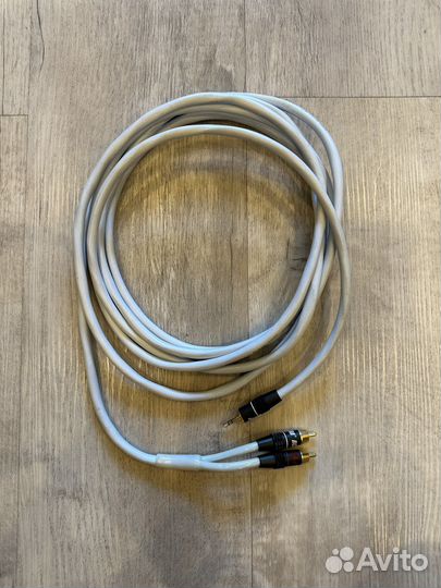 Кабель Mini Jack на 2 RCA Supra Biline MP-2RCA 4m