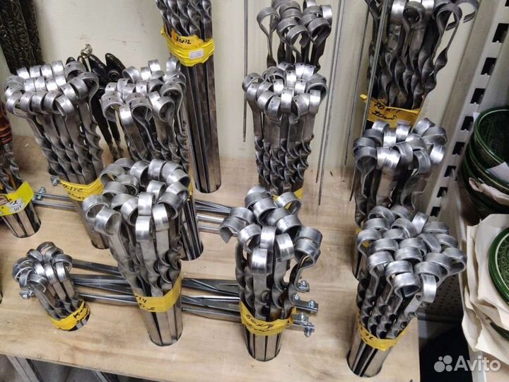 Шампура из нержавеющей стали для шашлыка и люля