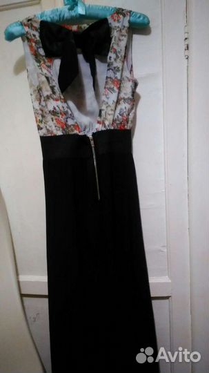 Платье длинное