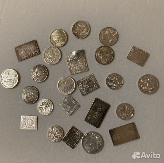 Серебряные монеты