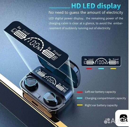 Беспроводные наушники TWS M10