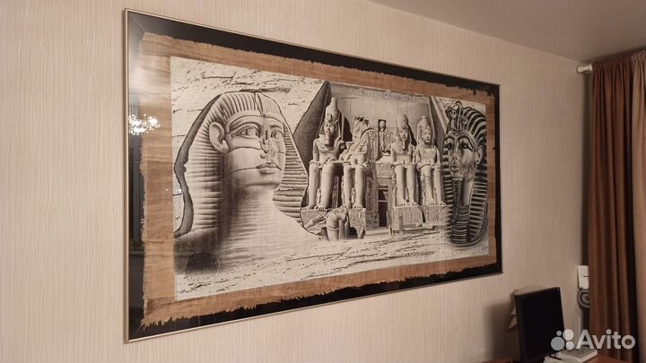 Картина на папирусе из Египта