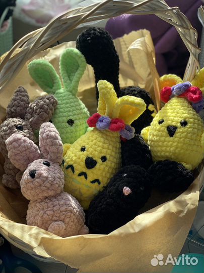 Вязаные игрушки ручной работы