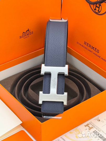 Ремень мужской Hermes двусторонний