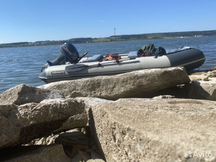 Продам лодку пвх Хатангу 350 с мотором Tarpon 9,9