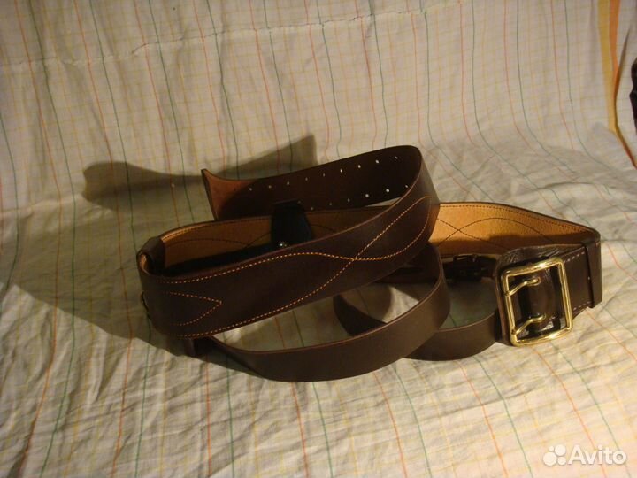 Портупея и офицерский кожаный ремень новые СССР