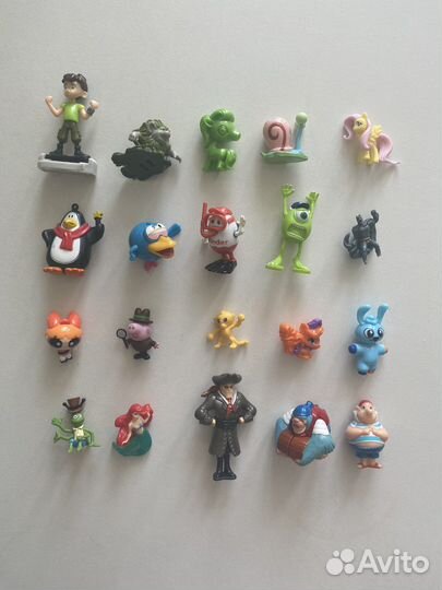 Игрушки из киндера, разобраны по тематике