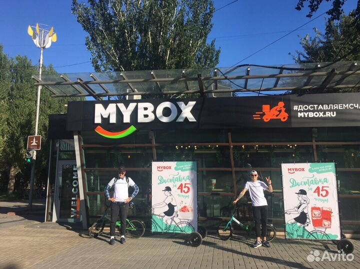 Промобайки. Наружная реклама. Велопеклвма