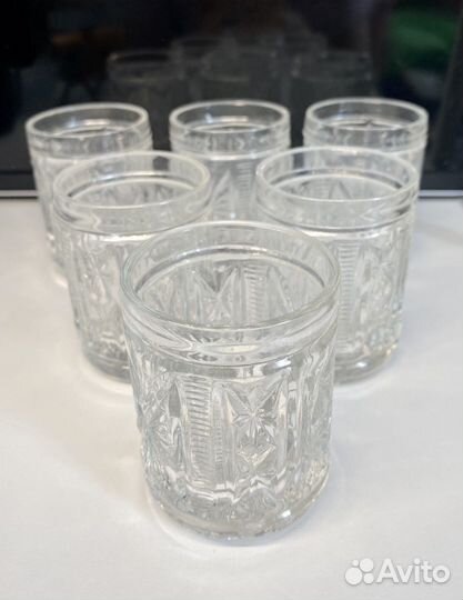 Набор хрустальных Кружек СССР 6 шт