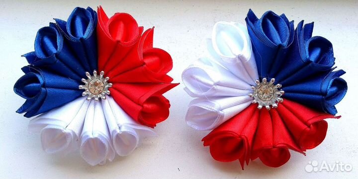Резинка для волос триколор и 9мая