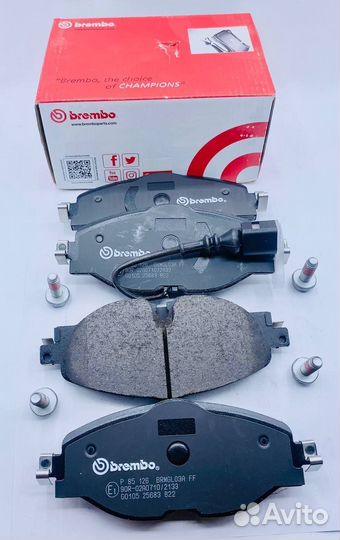 Колодки тормозные P85126 Brembo VW Audi Skoda Seat