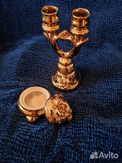 Подсвечник стеклянный