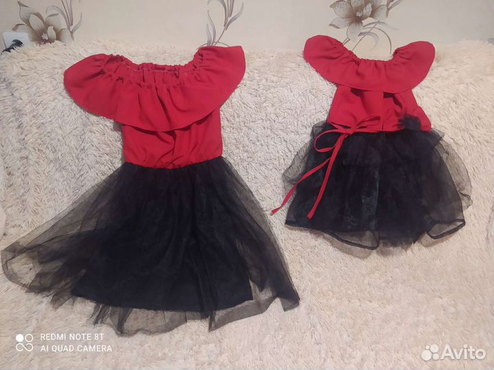 Платья family look
