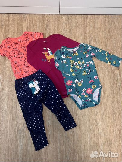 Боди лосины Carter's 18 мес.(80-86)