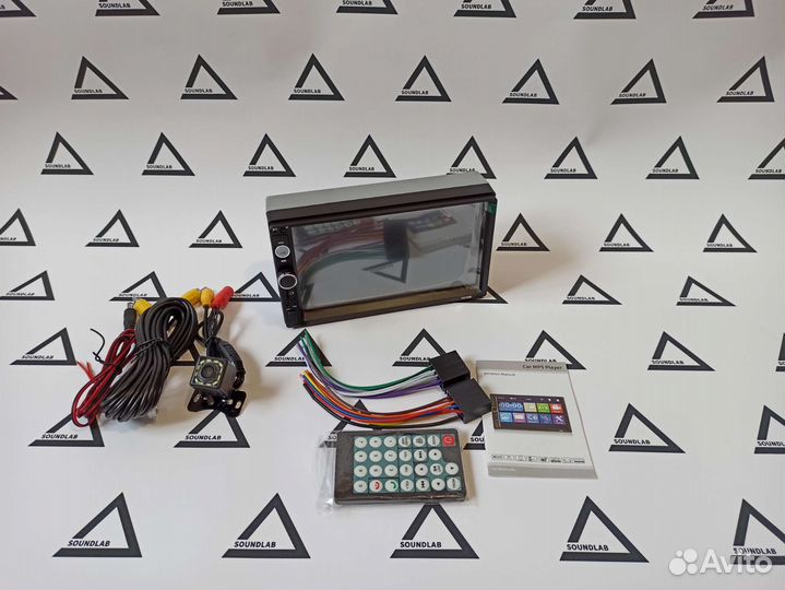 Сенсорная магнитола 2 DIN с Bluetooth