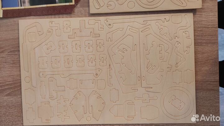 Сборная модель мотоцикла деревянный конструктор