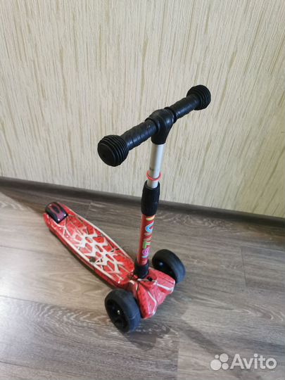 Самокат детский трехколесный бу