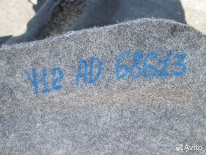 Ковер пола Nissan Ad Y12