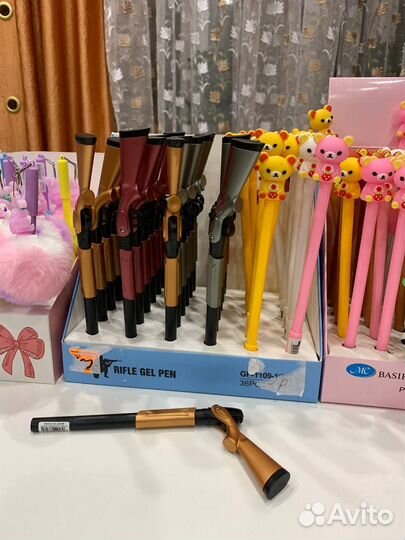 Ручки шариковые с брелками, ручки трансформеры