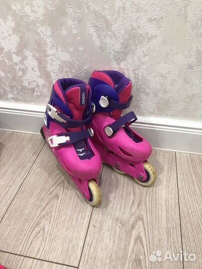 Роликовые коньки детские раздвижные
