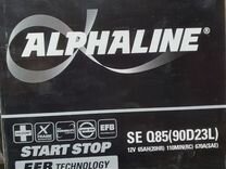 Аккумулятор автомобильный alphaline EFB 65R 90D23