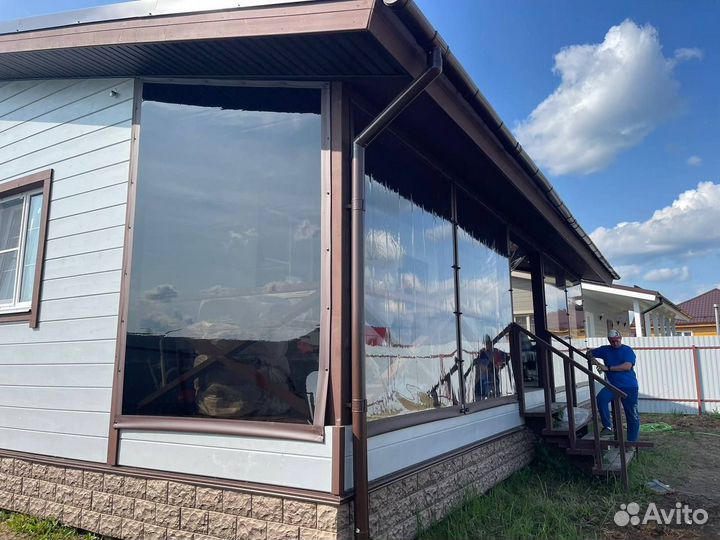Мягкие окна для беседки