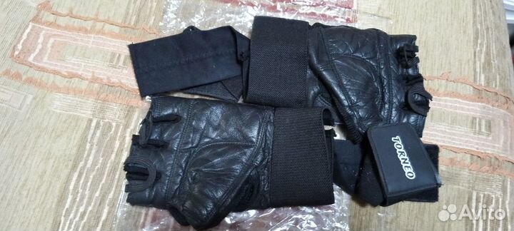 Перчатки натуральная кожа, мужские, спортивные