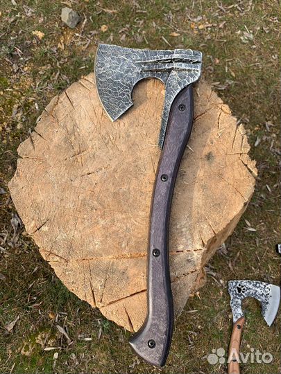 Топор мощный цельнометаллический кованый