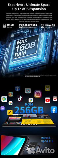 Планшет Teclast T40 Air 8/256Gb 4G 10.4