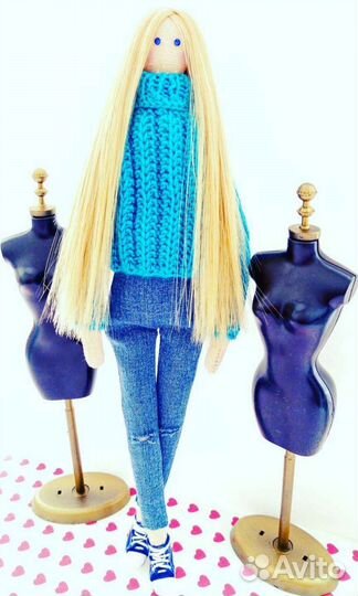 Текстильная кукла Тильда