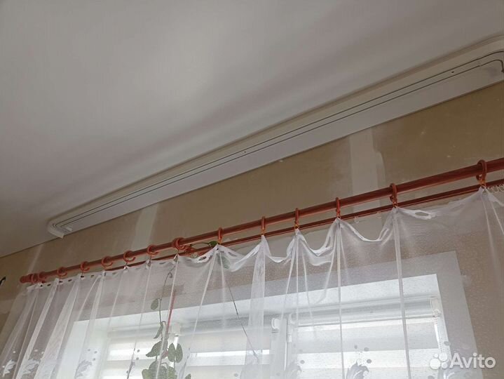Карнизы для штор двухрядные бу