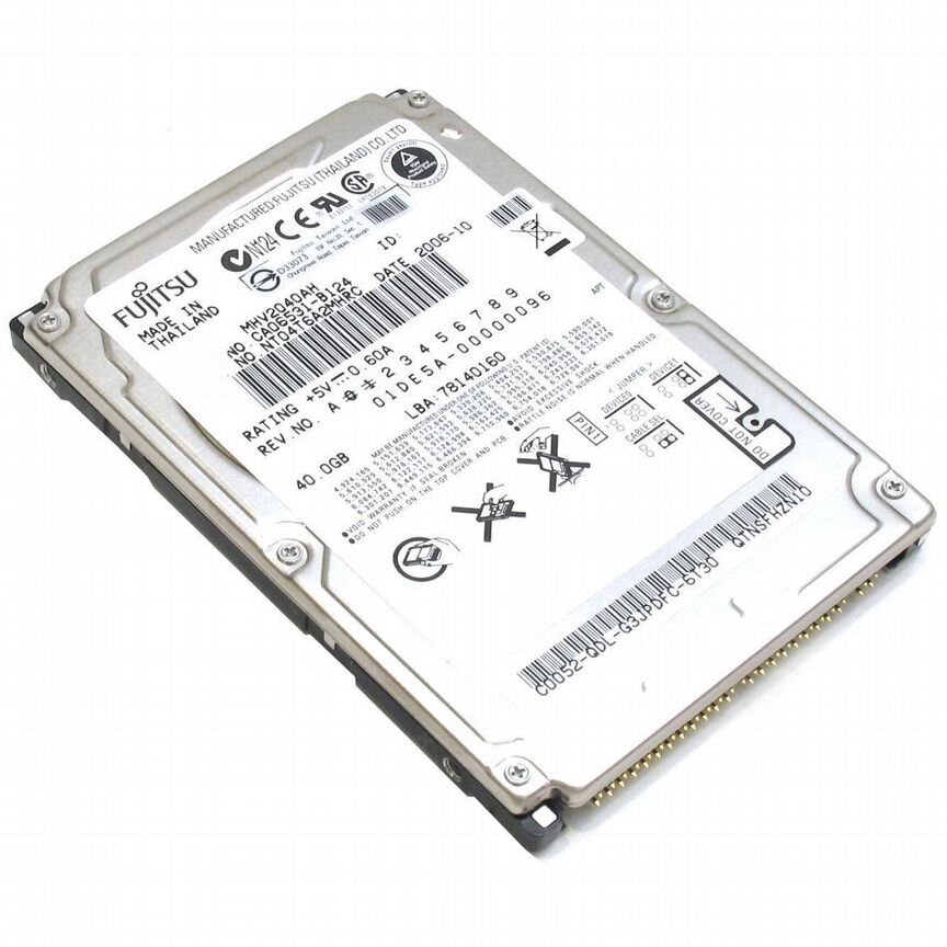 [MHV2040AH] Жесткий Диск Fujitsu 40gb Ide 2,5" Mhv2040ah