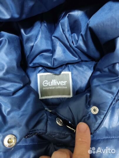 Пуховик для девочки gulliver 98