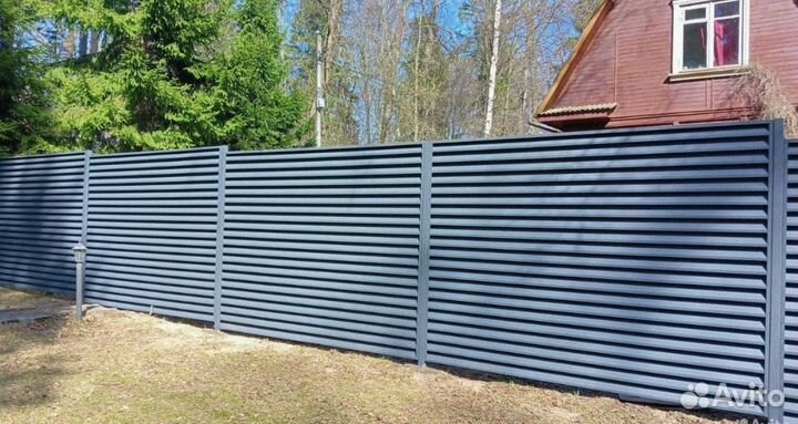 Забор жалюзи