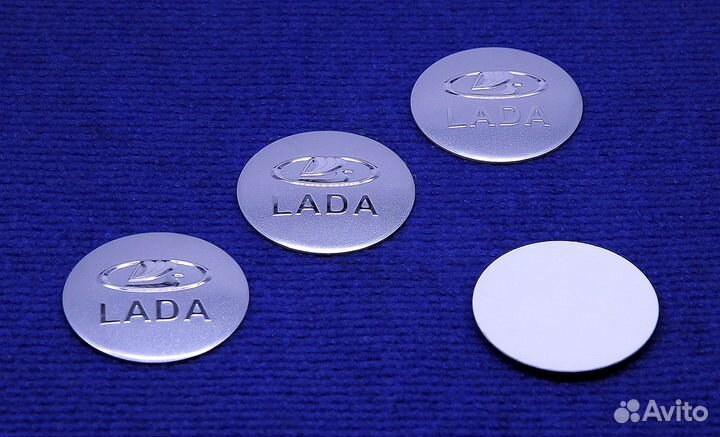 Комплект 3D наклеек колпачка диска LADA 56 мм