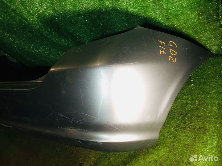 Бампер задний Honda FIT GD1GD2GD3GD4 Серебро царап