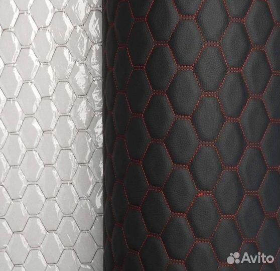 Эко кожа стеганная