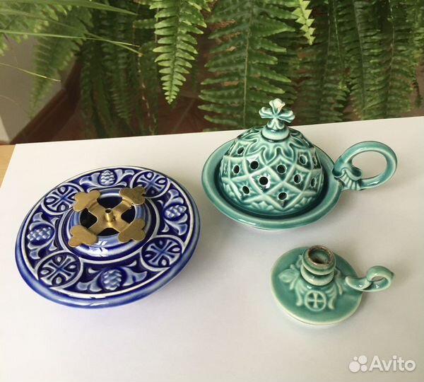 Лампадка Кадильница Подсвечник для церк свечи