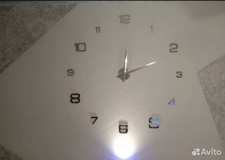 Настенные часы 3D часы «Классика» (серебро)