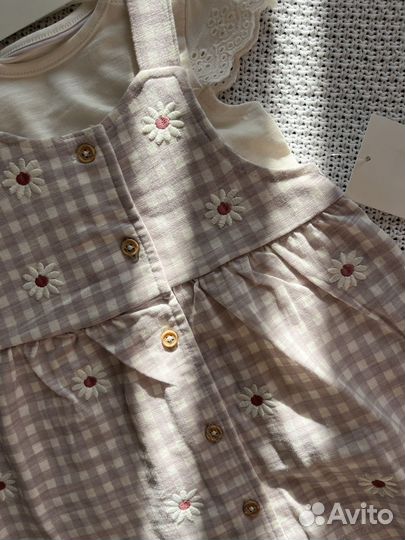 Платье сарафан футболка 62 68 86